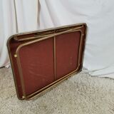 Camping folding orange Lafuma Chantazur 70's table