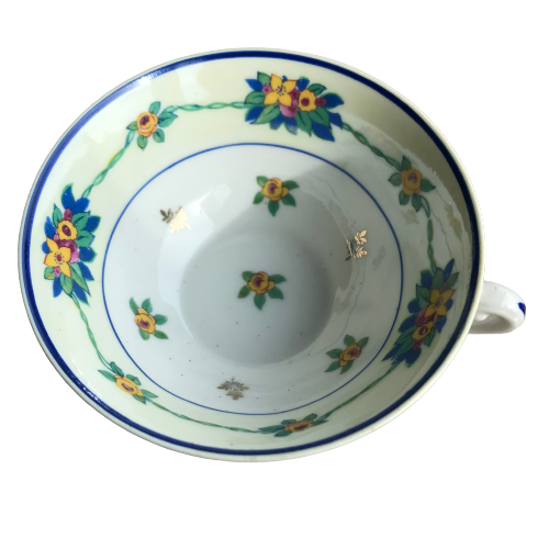 Series of 5 cups in Limoges pork