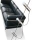 Lampadaire A14 de Alain Richard pour Disderot – 3 spots – base marbre
