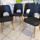 Suite of 4 Chairs by Designer Oswald Haerdlt for Your Year 1950