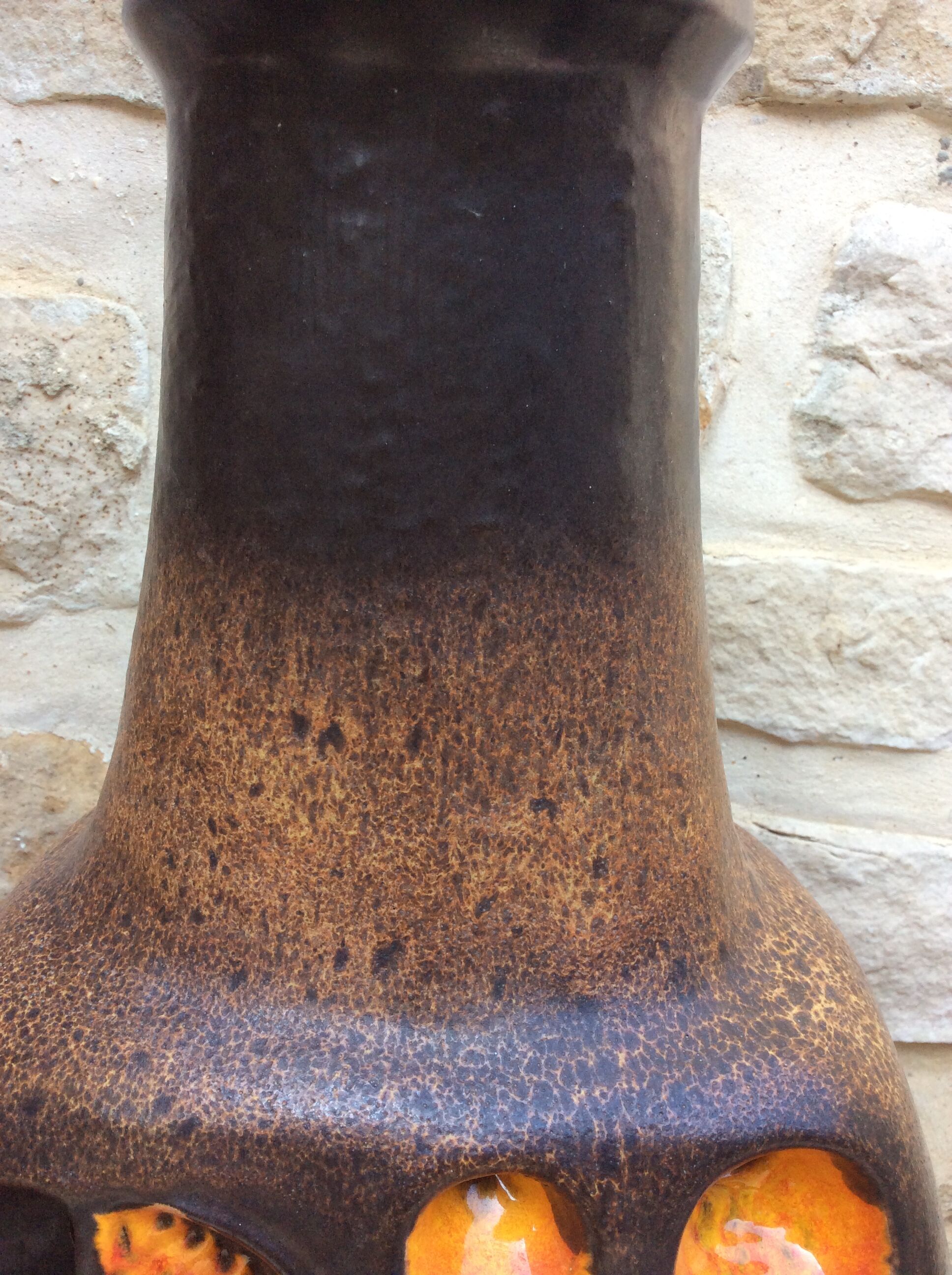 Ceramic floor lamp foot