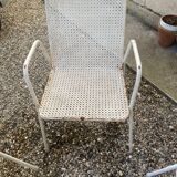 4 fauteuils de jardin style Matégot