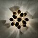 Floral Hollywood Regency Wall or Ceiling Lamp by Hans Kögl
