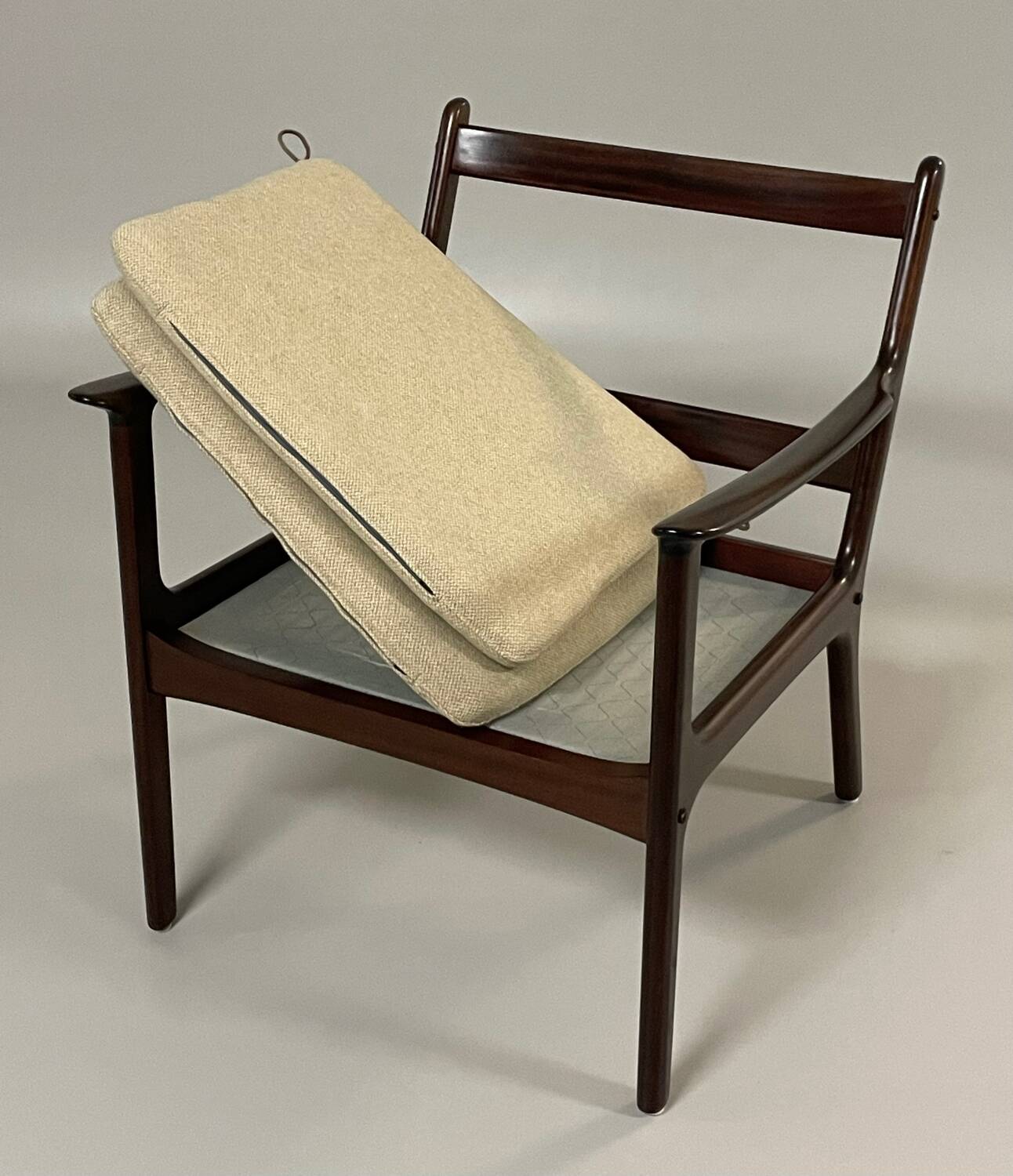 2x Easy Chair Ole Wanscher model PJ112 Mahagoni Denmark 1940s