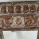 Miroir Shabby, cadre en bois sculpté