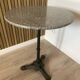 Table de bistrot en fonte et granit