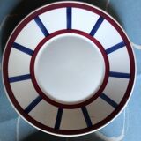 Assiettes amatxi rouge bleu anciennes