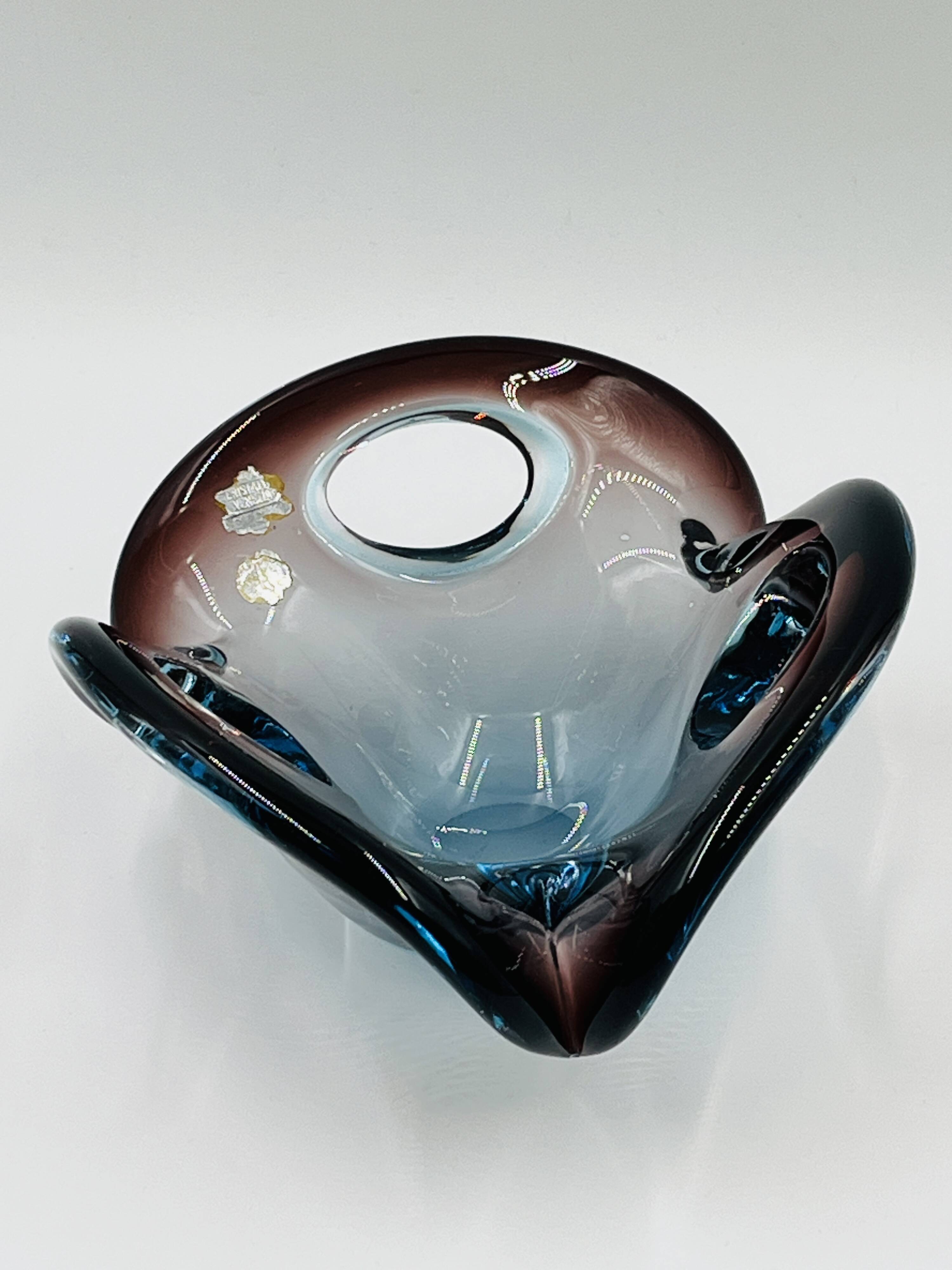Murano Sommerso Ashtray Bowl – Flavio Poli for Seguso