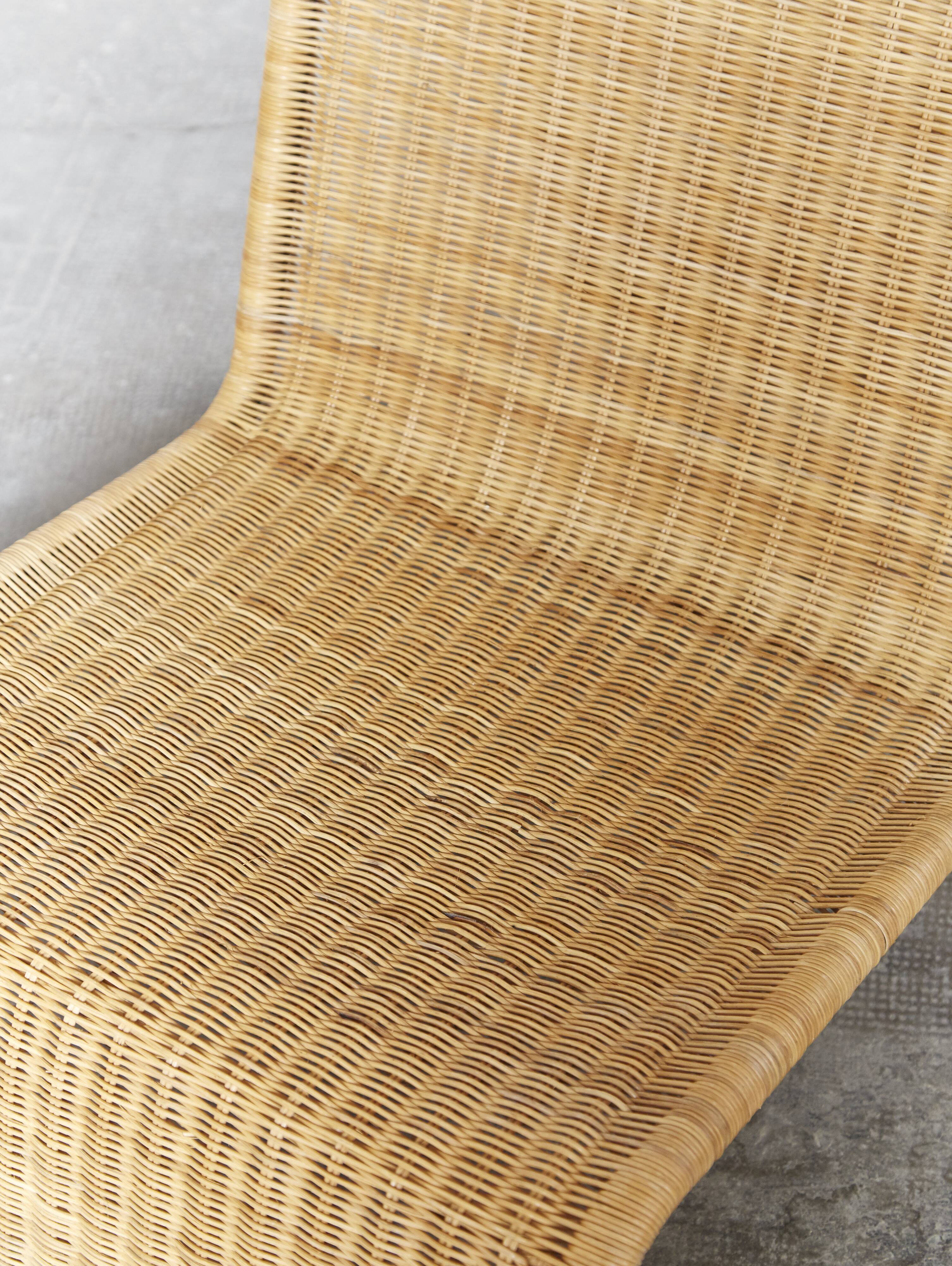 Tito Agnoli wicker chair P3 for Pierantonio Bonacina