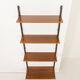 Poul Cadovius walnut wall unit with extra large shelf, Denmark 1960s