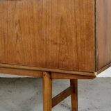 Buffet/Long John en teck « Avalon » du milieu du siècle. Style vintage élégant.