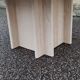 Square travertine coffee table