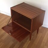 Chavet table varnished at door