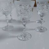 Polish crystal wine glasses 90s