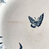 Badonviller ironstone dessert plates "Virginia Jasmine"