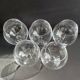 5 Large Sèvres cognac glasses