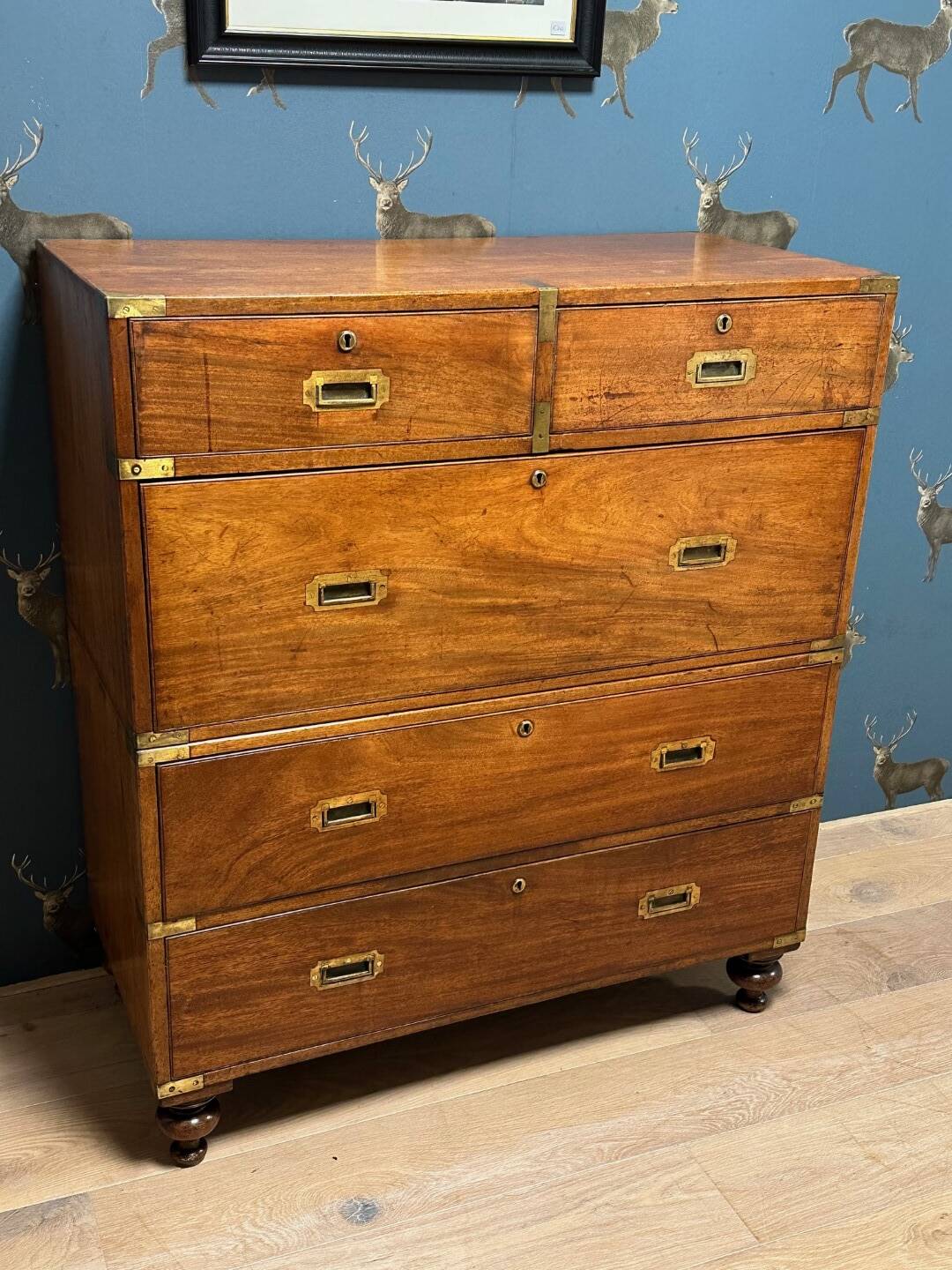 Antique military campaign chest