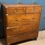 Antique military campaign chest
