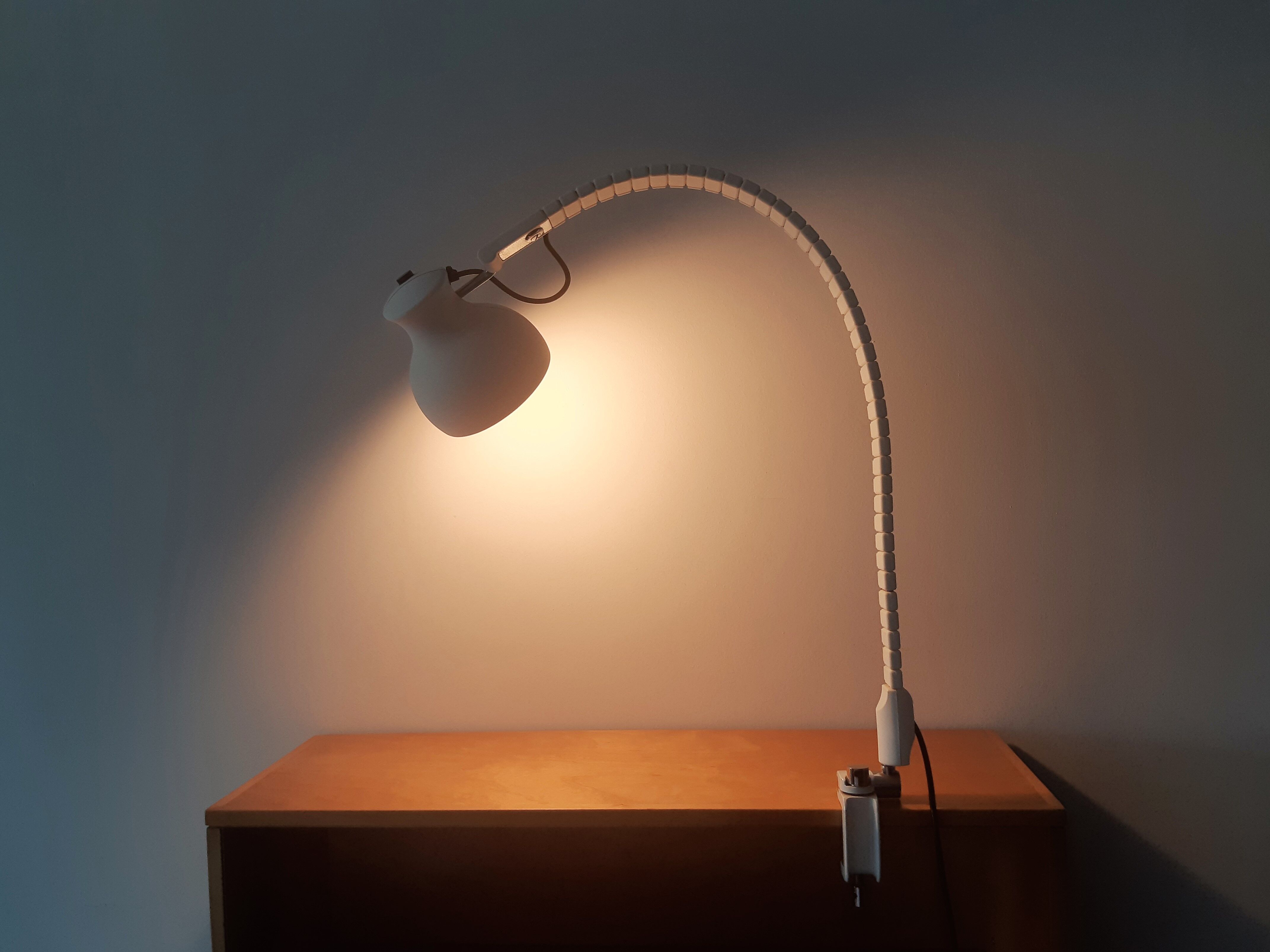 'flex 659' table lamp by elio martinelli for martinelli luce, italy 1970's