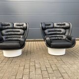 Joe Colombo Elda design armchair, Longhi edition