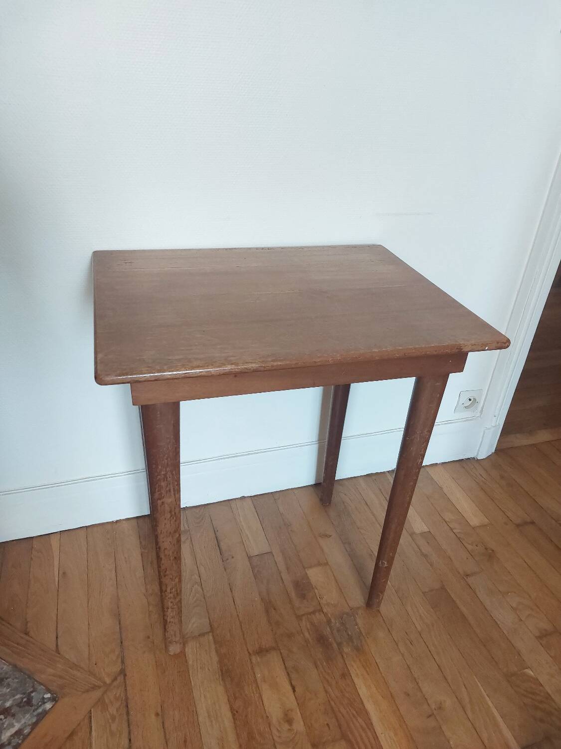 Small vintage wooden table