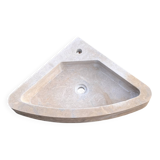 Stone corner sink