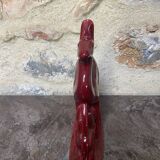 3 Sculpture Lama Charles Lemanceau Faience ST Clément France Art Déco 1930