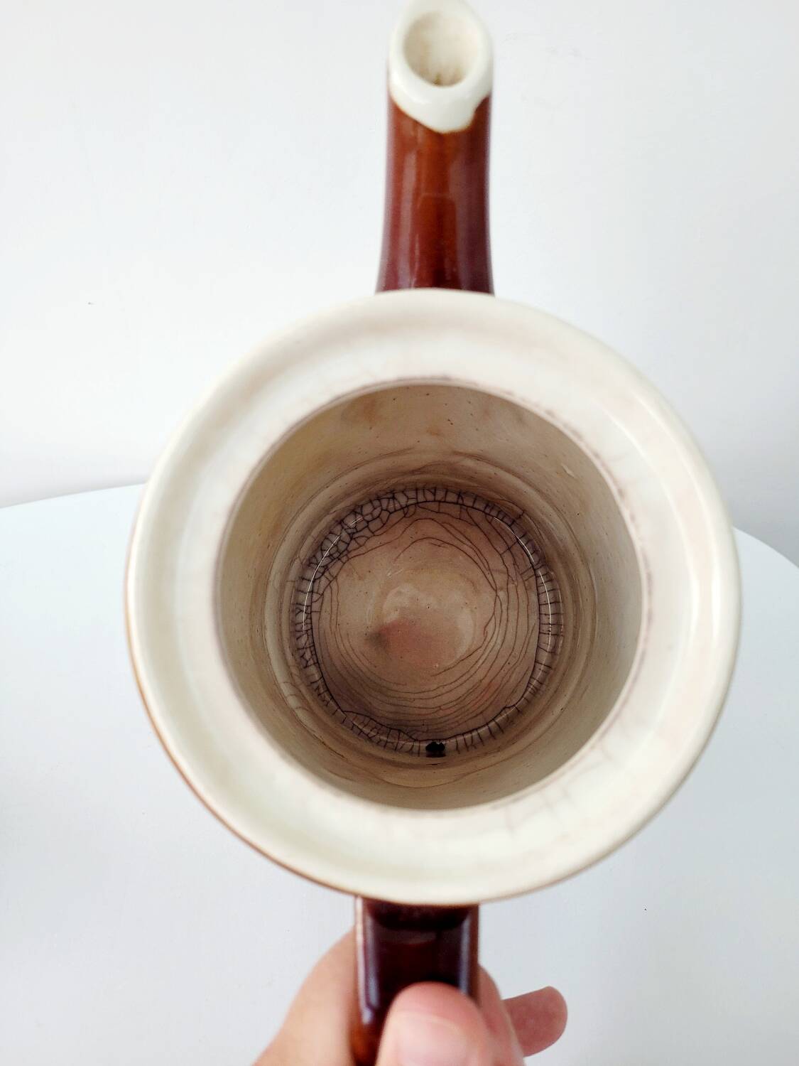 Vintage 70's ceramic coffee or tea jug