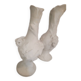 Pair of alabaster vases