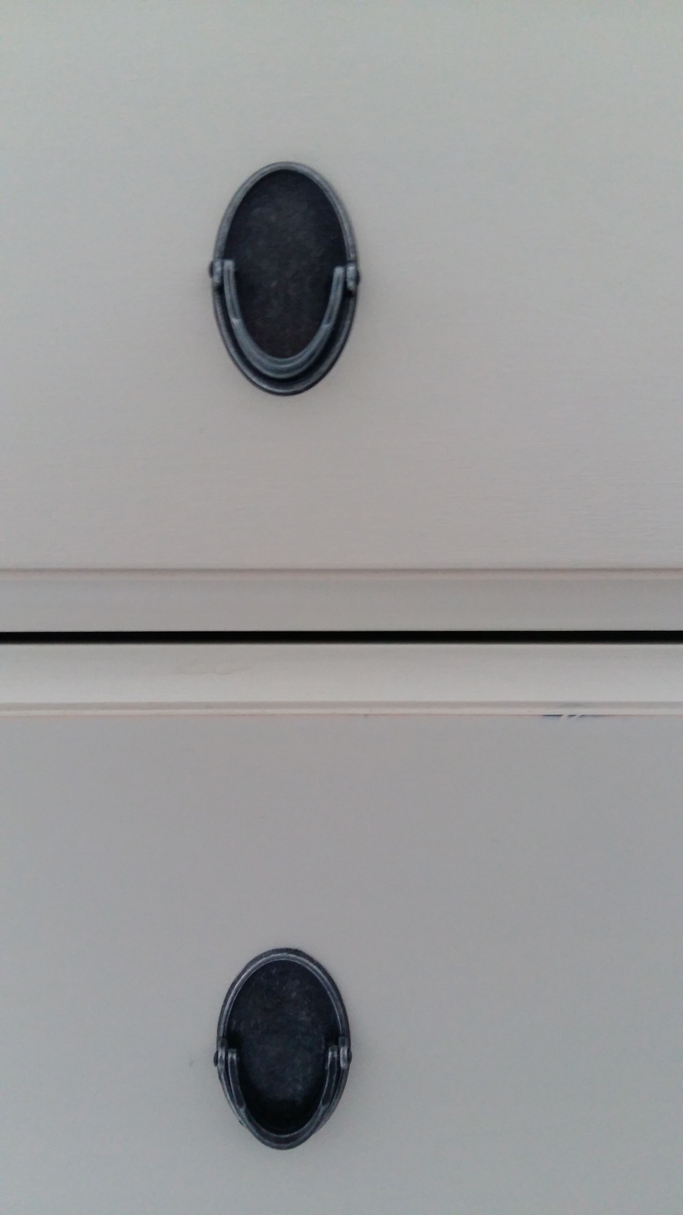 Pale grey Gustavian style dresser