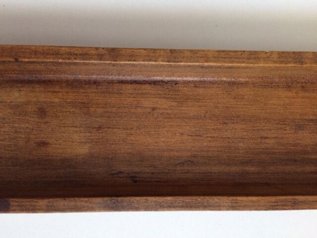 Art Deco wooden bread cut