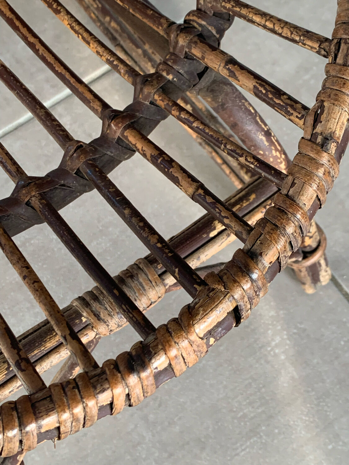 Rattan armchair for children