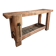 Rustic old workbench, carpenter's bench, console, washbasin unit, around 1900.