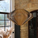 Contemporary cotton thread pendant light