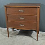 Small mahogany veneer chest of drawers, Art Deco – 1940