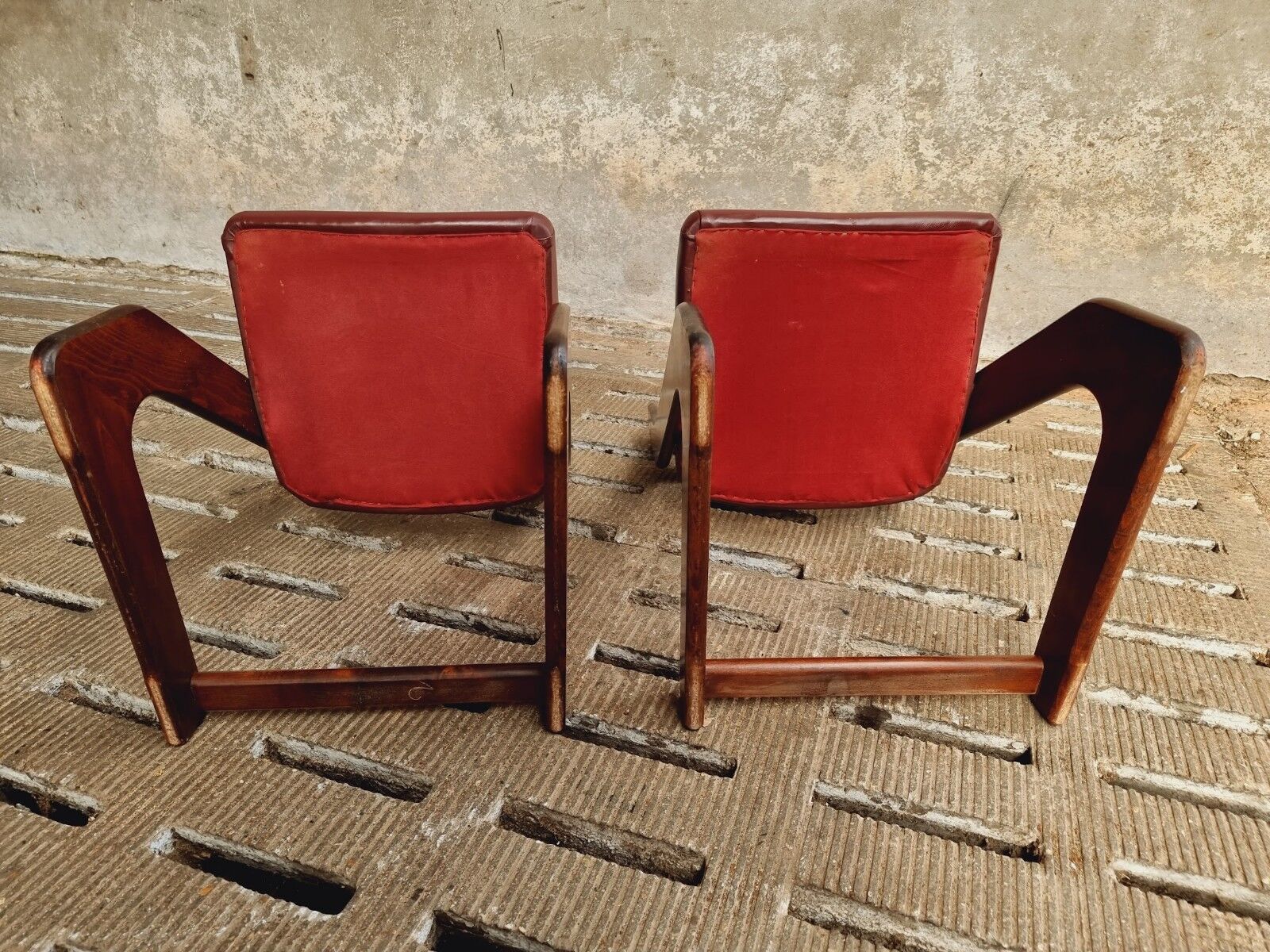 Vintage design chairs set Mid Century