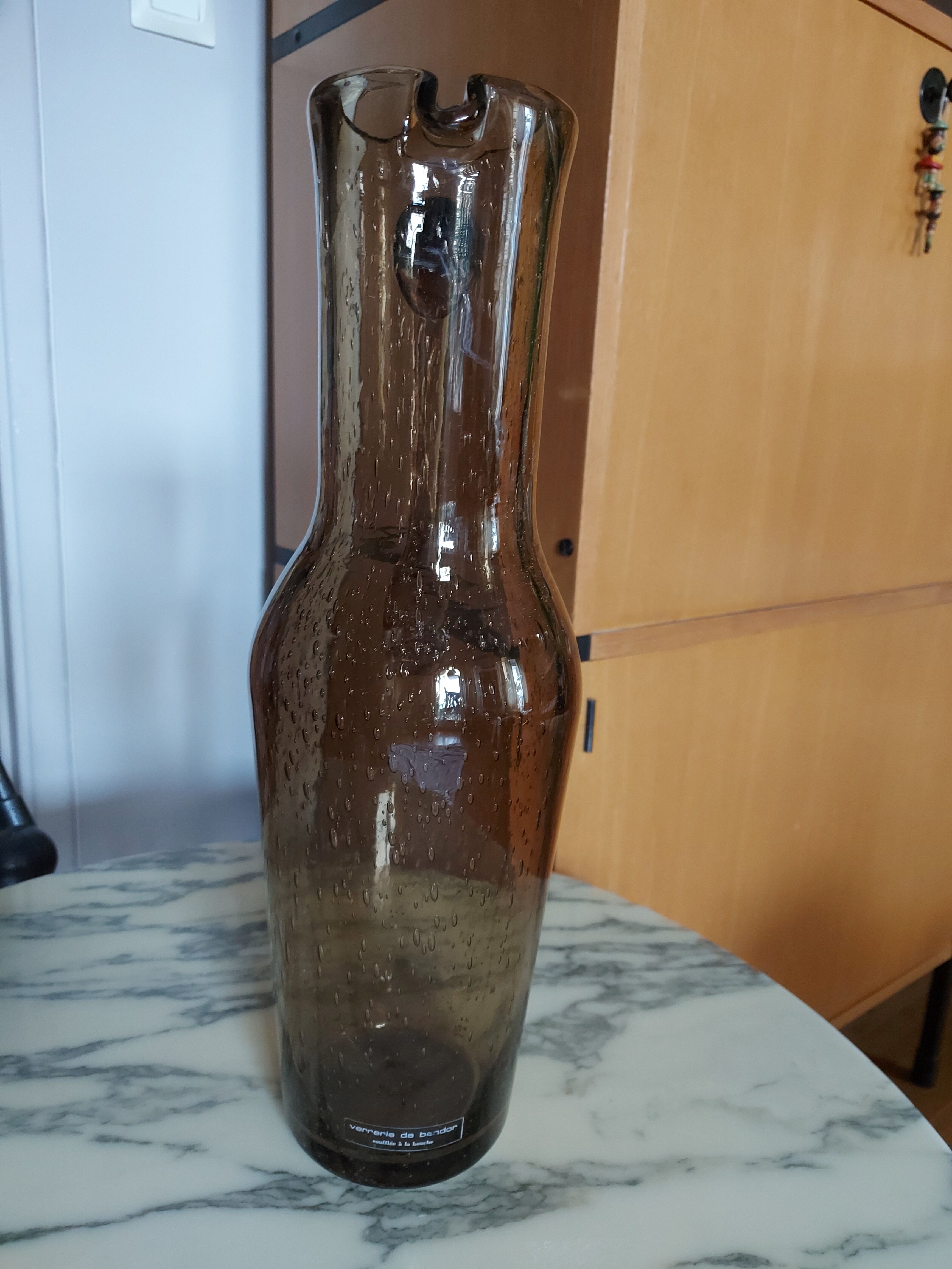 Pitcher, glassware from Bendor Var