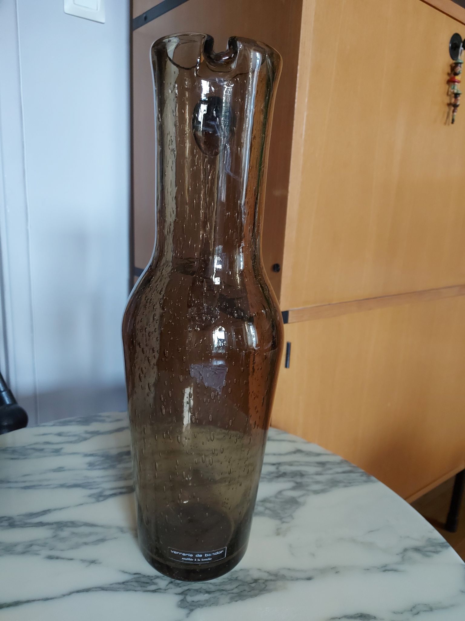 Pitcher, glassware from Bendor Var