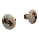 Porcelain door handles