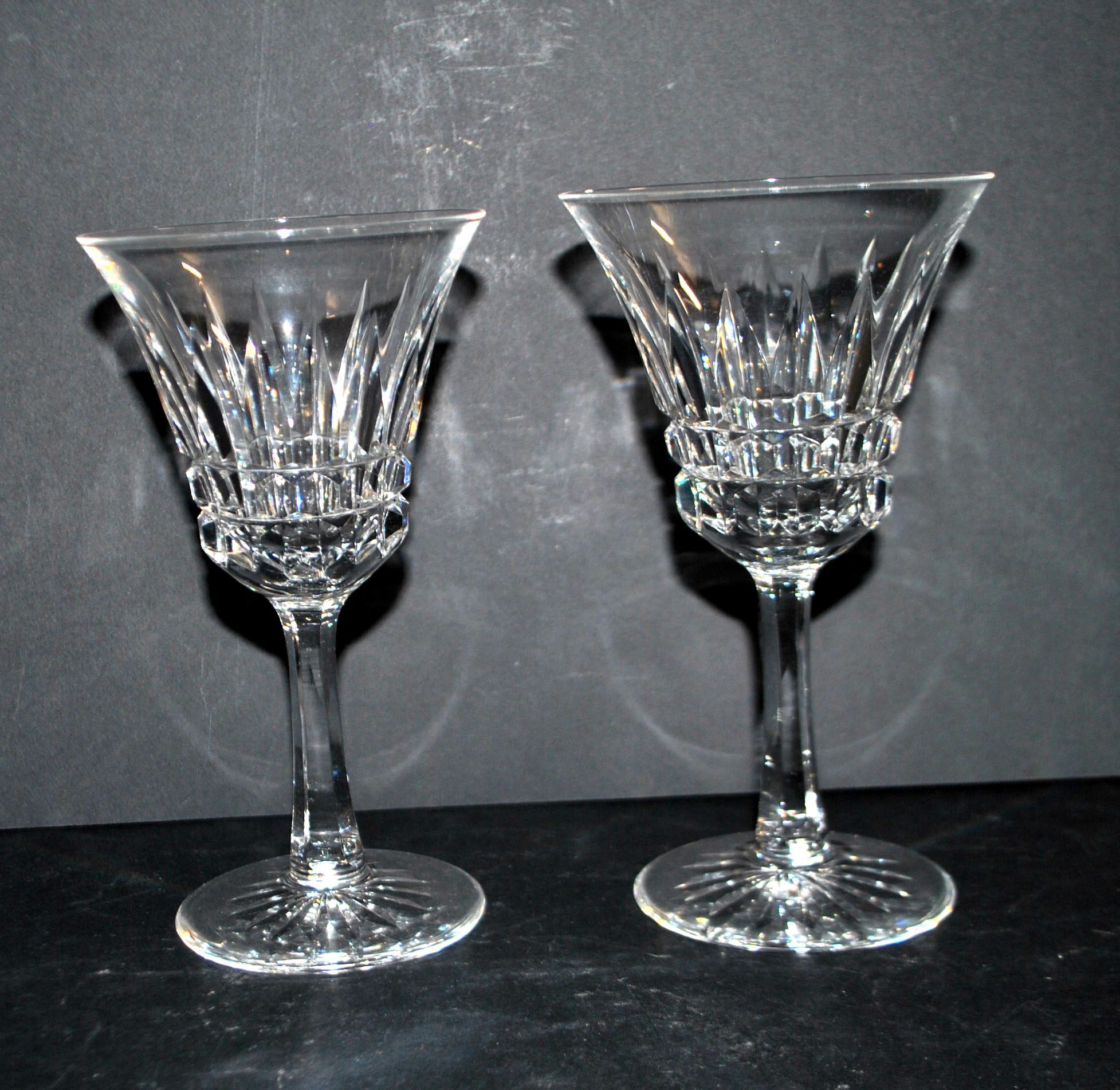 Villeroy Boch set of 2 cut crystal wine glasses model Royal Buckingham 14.5 cm