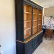 Library in solid cherry wood