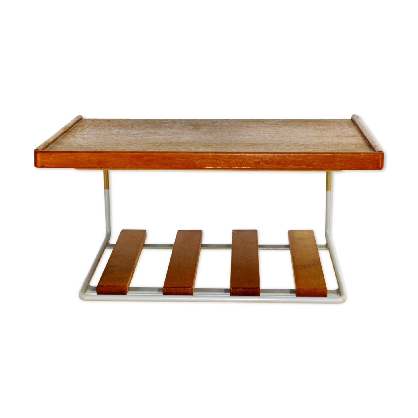 Teak wall bedside table, 1960