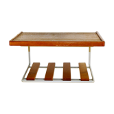 Teak wall bedside table, 1960