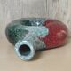 Vase artisanal tricolore