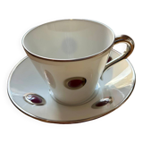 Bernardaud Ithaca Coffee Cup and Saucer by Olivier Gagnère