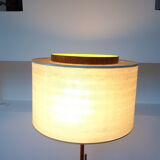 Scandinavian copper and teak floor lamp
