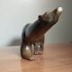Polar bear, bronze pierre chenet.