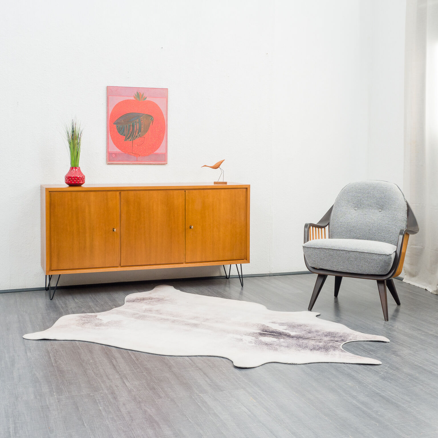 Vintage sideboard, WK, walnut, 150cm