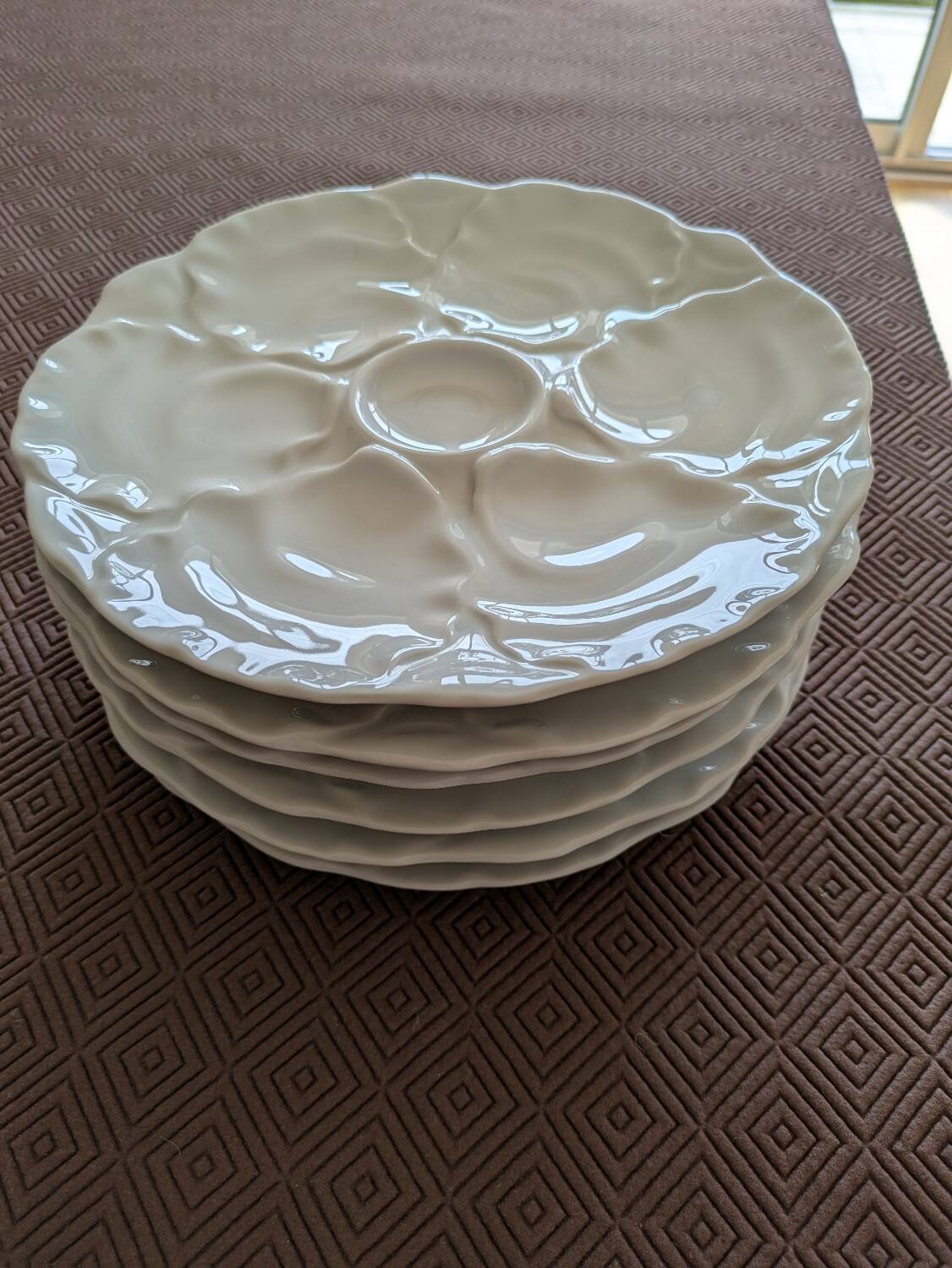 Hutschenreuther 6-piece oyster plate set