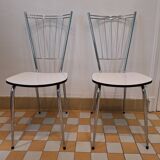 Chrome Formica chairs